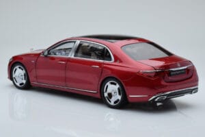 Mercedes Maybach S600 W222 V12 Biturbo Patagonia Roșu Almost Real 1:18 820119 Metal - imaginea 7 din 10