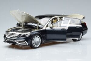 Mercedes Maybach S650 X222 Albastru Argintiu Norev 1:18 B66960615 Metal - imaginea 2 din 7