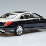 Mercedes Maybach S650 X222 Albastru Argintiu Norev 1:18 B66960615 Metal - image 3 of 7