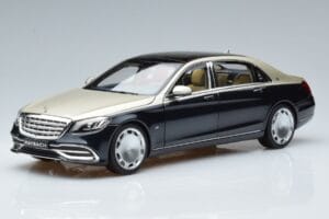 Mercedes Maybach S650 X222 Albastru Argintiu Norev 1:18 B66960615 Metal