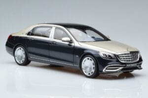 Mercedes Maybach S650 X222 Albastru Argintiu Norev 1:18 B66960615 Metal - imaginea 5 din 7