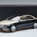Mercedes Maybach S650 X222 Albastru Argintiu Norev 1:18 B66960615 Metal - image 7 of 7