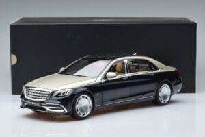 Mercedes Maybach S650 X222 Albastru Argintiu Norev 1:18 B66960615 Metal - imaginea 7 din 7