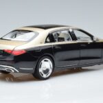 Mercedes Maybach S680 X223 Auriu Negru Metallic Norev 1:18 183917 Metal - image 3 of 7