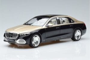 Mercedes Maybach S680 X223 Auriu Negru Metallic Norev 1:18 183917 Metal
