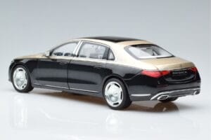 Mercedes Maybach S680 X223 Auriu Negru Metallic Norev 1:18 183917 Metal - imaginea 6 din 7