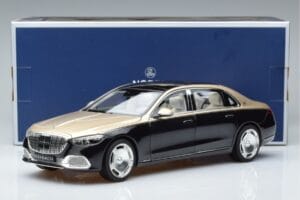 Mercedes Maybach S680 X223 Auriu Negru Metallic Norev 1:18 183917 Metal - imaginea 7 din 7