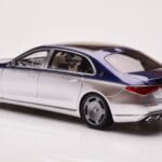 Mercedes Maybach S680 W223 Nautical Albastru Cirrus Argintiu Almost Real 1:18 - image 7 of 8
