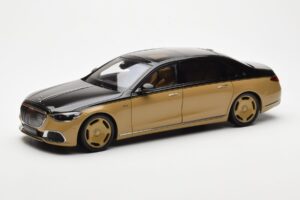Mercedes Maybach S680 W223 Obsidian Negru Sand Almost Real 1:18