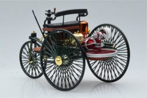Mercedes Patent Motorwagen Verde Norev 1:18 183701 Metal - imaginea 5 din 6
