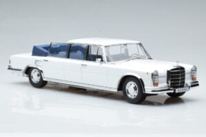 Mercedes 600 Pullman W100 Landaulet Alb KK-Scale 1:18 KKDC181184 Metal - imaginea 4 din 6