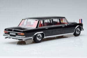 Mercedes 600 Pullman W100 W. Brandt G. Pompidou KK-Scale 1:18 KKDC181134 Metal - imaginea 2 din 6