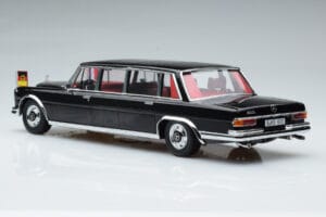 Mercedes 600 Pullman W100 W. Brandt G. Pompidou KK-Scale 1:18 KKDC181134 Metal - imaginea 5 din 6