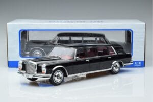 Mercedes 600 LWB Pullman W100 Negru MCG 1:18 MCG18187 Metal - imaginea 6 din 6