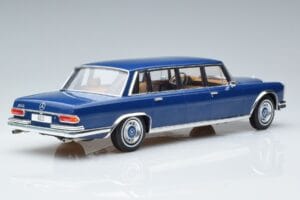 Mercedes S-Class 600 W100 LWB Pullman Albastru Închis MCG 1:18 MCG18189 Metal - imaginea 2 din 6