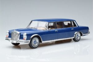 Mercedes S-Class 600 W100 LWB Pullman Albastru Închis MCG 1:18 MCG18189 Metal