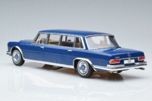 Mercedes S-Class 600 W100 LWB Pullman Albastru Închis MCG 1:18 MCG18189 Metal - imaginea 5 din 6