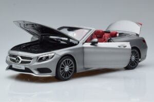 Mercedes S-Class A217 Cabriolet Gri Norev 1:18 B66960355 Metal - imaginea 2 din 8