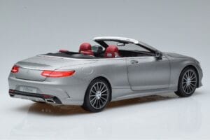 Mercedes S-Class A217 Cabriolet Gri Norev 1:18 B66960355 Metal - imaginea 3 din 8