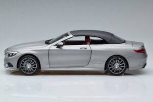 Mercedes S-Class A217 Cabriolet Gri Norev 1:18 B66960355 Metal - imaginea 4 din 8