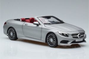 Mercedes S-Class A217 Cabriolet Gri Norev 1:18 B66960355 Metal - imaginea 6 din 8