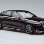 Mercedes S-Class W223 AMG Line Roșu Norev 1:18 - image 6 of 8