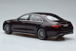 Mercedes S-Class W223 AMG Line Roșu Norev 1:18 183804 Metal - imaginea 7 din 8