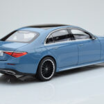 Mercedes S-Class W223 Vintage Albastru Norev 1:18 - image 3 of 7