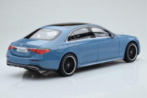 Mercedes S-Class W223 Vintage Albastru Norev 1:18 B66960828 Metal - imaginea 3 din 7
