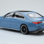 Mercedes S-Class W223 Vintage Albastru Norev 1:18 - image 6 of 7