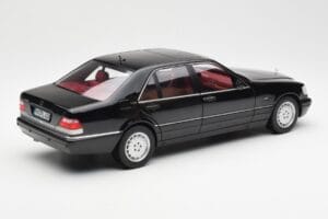 Mercedes S600 W140 Negru Norev 1:18 183722 Metal - imaginea 3 din 8