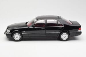 Mercedes S600 W140 Negru Norev 1:18 183722 Metal - imaginea 4 din 8
