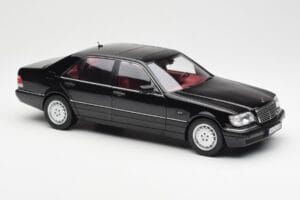 Mercedes S600 W140 Negru Norev 1:18 183722 Metal - imaginea 6 din 8