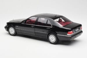 Mercedes S600 W140 Negru Norev 1:18 183722 Metal - imaginea 7 din 8