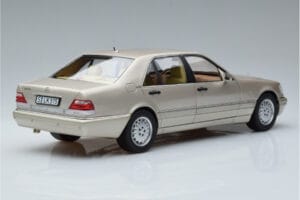 Mercedes S600 W140 Argintiu Norev 1:18 183723 Metal - imaginea 3 din 7