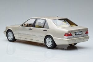 Mercedes S600 W140 Argintiu Norev 1:18 183723 Metal - imaginea 6 din 7