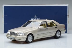 Mercedes S600 W140 Argintiu Norev 1:18 183723 Metal - imaginea 7 din 7