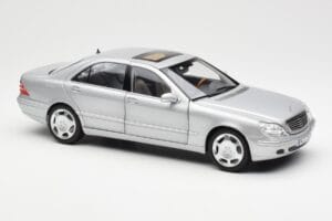 Mercedes S600 W220 Argintiu Metalic Norev 1:18 183810 Metal - imaginea 6 din 8