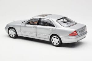 Mercedes S600 W220 Argintiu Metalic Norev 1:18 183810 Metal - imaginea 7 din 8