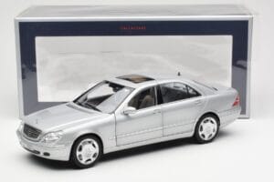 Mercedes S600 W220 Argintiu Metalic Norev 1:18 183810 Metal - imaginea 8 din 8