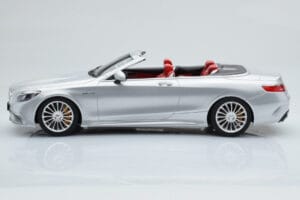 Mercedes AMG S65 A217 Cabriolet Argintiu GT Spirit 1:18 GT764 Rășină - imaginea 3 din 6