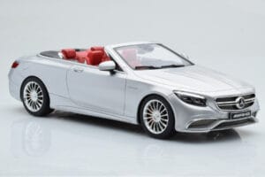 Mercedes AMG S65 A217 Cabriolet Argintiu GT Spirit 1:18 GT764 Rășină - imaginea 4 din 6