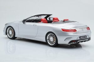 Mercedes AMG S65 A217 Cabriolet Argintiu GT Spirit 1:18 GT764 Rășină - imaginea 5 din 6
