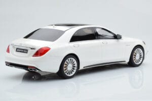 Mercedes AMG S65 W222 Alb GT Spirit 1:18 B66960371 Rășină - imaginea 2 din 8