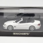Mercedes SL 55 AMG R230 Alb Minichamps 1:43 - image 4 of 4