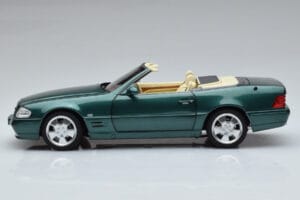 Mercedes SL500 R129 Verde Metalizat Norev 1:18 183753 Metal - imaginea 5 din 8