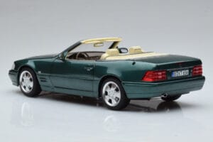 Mercedes SL500 R129 Verde Metalizat Norev 1:18 183753 Metal - imaginea 7 din 8