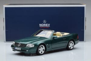 Mercedes SL500 R129 Verde Metalizat Norev 1:18 183753 Metal - imaginea 8 din 8