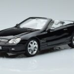 Mercedes SL500 R230 Negru Norev 1:18 183840 Metal