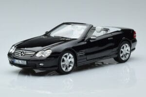 Mercedes SL500 R230 Negru Norev 1:18 183840 Metal